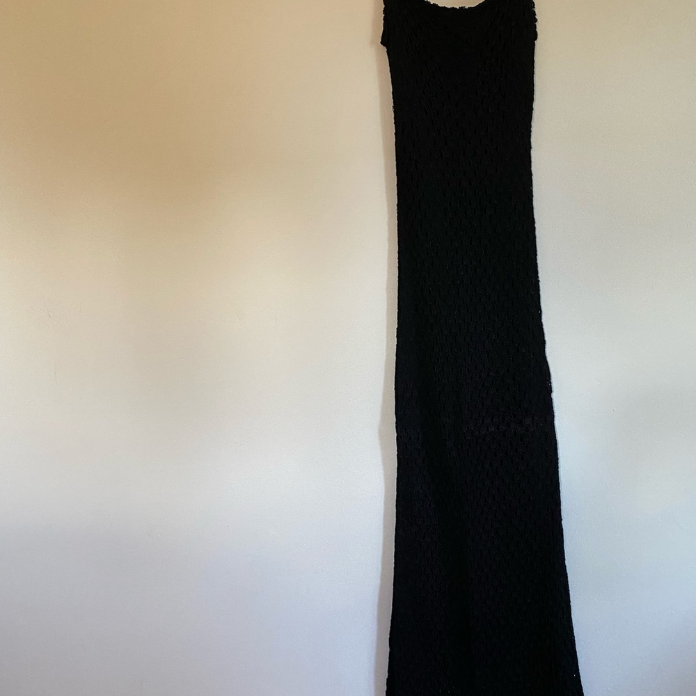 Cache Black Long Evening Gown - Picture 4 of 4